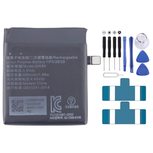 Battery Replacement, For Xiaomi S2 46mm M2207W1 BW54 486mAh, For Xiaomi Watch S1 Pro BW53 486mAh, For Xiaomi S1 / Color 2 BW40 470mAh, For Xiaomi Watch BW20 262mAh
