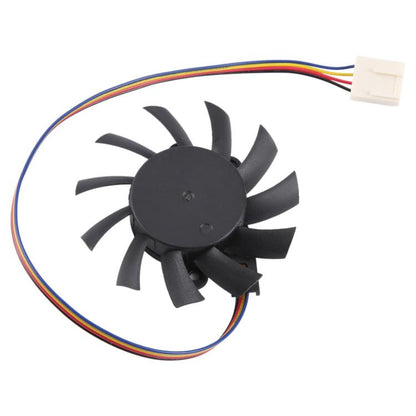For SEEWO SC6010M12VSF DC12V 0.18A 4Pin Cooling Fan, 4Pin Fan blade diameter 55mm