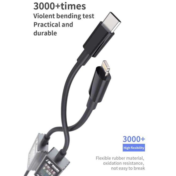 18 Kinds AV-Line Pro 1.2m Intelligent Detection Charging Data Cable, Type-C to  8 Pin, Type-C to Type-C