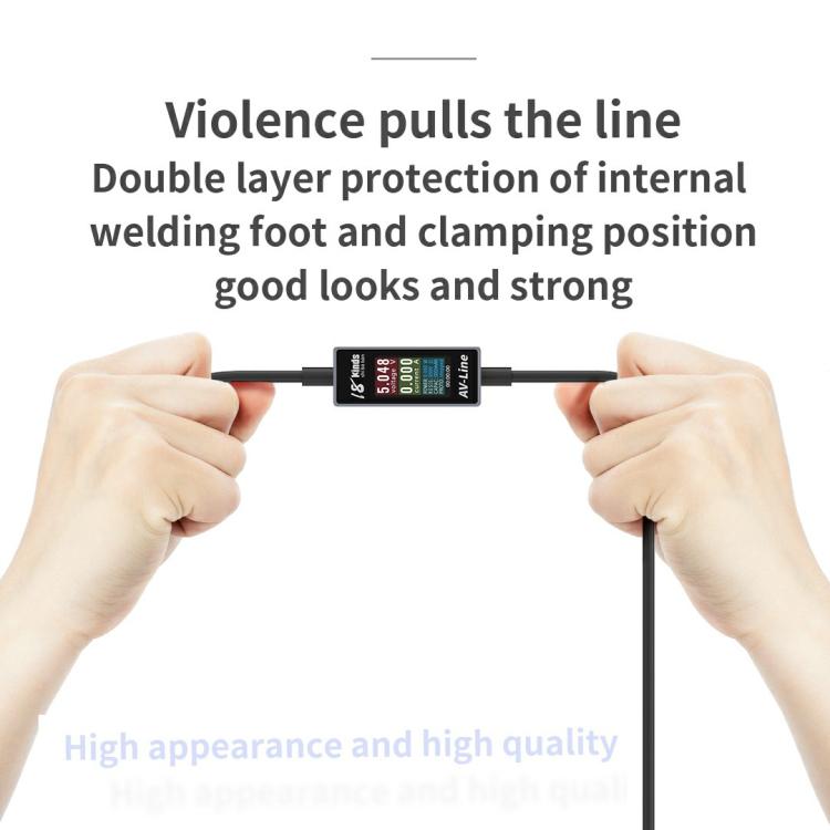 18 Kinds AV-Line Pro 1.2m Intelligent Detection Charging Data Cable, Type-C to  8 Pin, Type-C to Type-C