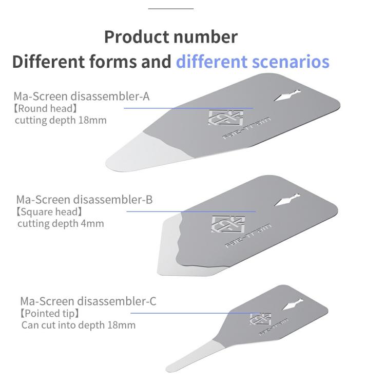 18 Kinds Mach Screen Dismantling Chip, Ma-A, Ma-B, Ma-C