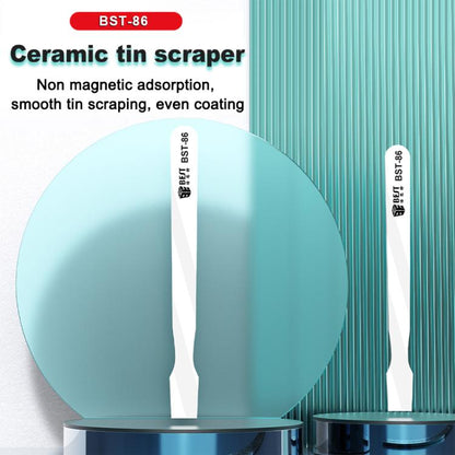 BEST BST-86 Multifunctional Anti-static Anti-magnetic BGA Ceramic Tin Scraper, BEST BST-86