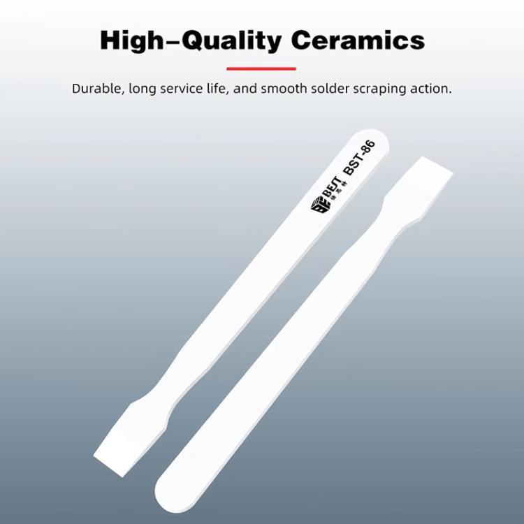 BEST BST-86 Multifunctional Anti-static Anti-magnetic BGA Ceramic Tin Scraper, BEST BST-86