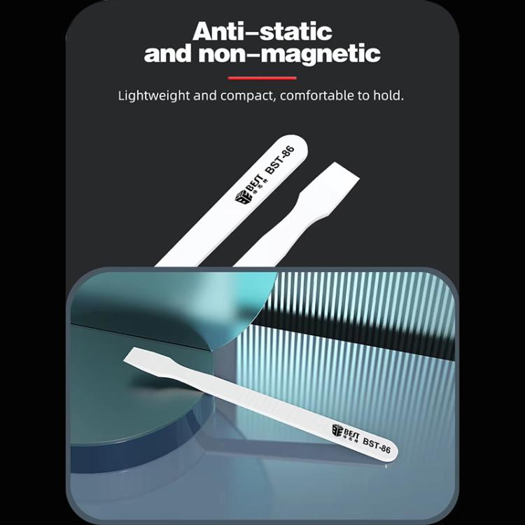 BEST BST-86 Multifunctional Anti-static Anti-magnetic BGA Ceramic Tin Scraper, BEST BST-86