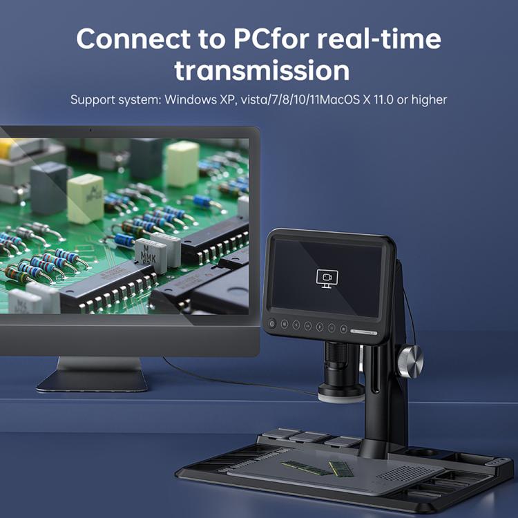 BEST BST-X16MP 7 inch IPS Screen 12MP Digital Microscope, BEST BST-X16MP