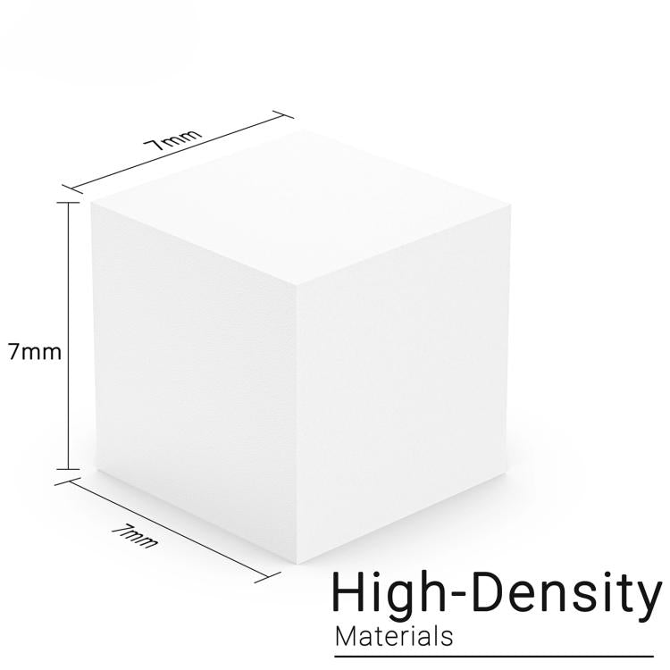 2uul 500 in 1 SC07 7x7x7mm Firm Foam High-Density Spong, 2uul SC07