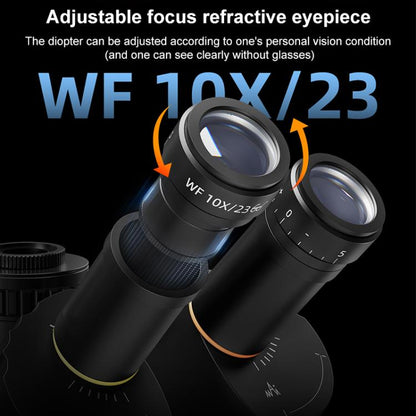 QianLi 6558 6.5X-58X Gorilla Trinocular Microscope