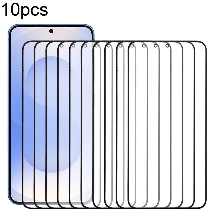 10pcs Front Screen Outer Glass Lens with OCA Optically Clear Adhesive, For Samsung Galaxy M36 SM-M366B, For Samsung Galaxy F56 SM-E566B, For Samsung Galaxy M56 SM-M566B, For Samsung Galaxy F16 SM-E166P, For Samsung Galaxy M16 SM-M166P������������������...