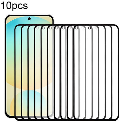 10pcs Front Screen Outer Glass Lens with OCA Optically Clear Adhesive, For Samsung Galaxy M36 SM-M366B, For Samsung Galaxy F56 SM-E566B, For Samsung Galaxy M56 SM-M566B, For Samsung Galaxy F16 SM-E166P, For Samsung Galaxy M16 SM-M166P������������������...