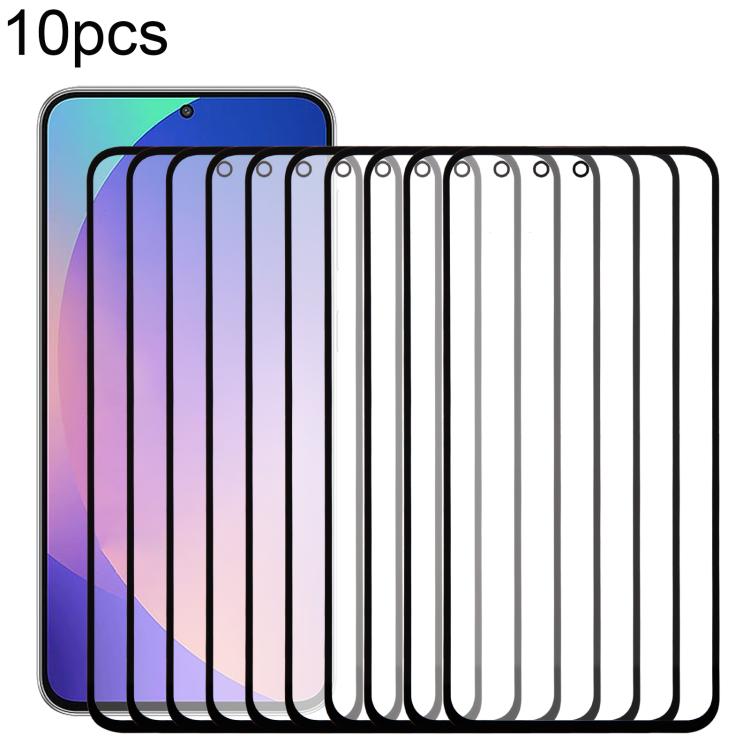 10pcs Front Screen Outer Glass Lens with OCA Optically Clear Adhesive, For Samsung Galaxy M36 SM-M366B, For Samsung Galaxy F56 SM-E566B, For Samsung Galaxy M56 SM-M566B, For Samsung Galaxy F16 SM-E166P, For Samsung Galaxy M16 SM-M166P������������������...