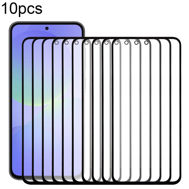 10pcs Front Screen Outer Glass Lens with OCA Optically Clear Adhesive, For Samsung Galaxy M36 SM-M366B, For Samsung Galaxy F56 SM-E566B, For Samsung Galaxy M56 SM-M566B, For Samsung Galaxy F16 SM-E166P, For Samsung Galaxy M16 SM-M166P������������������...
