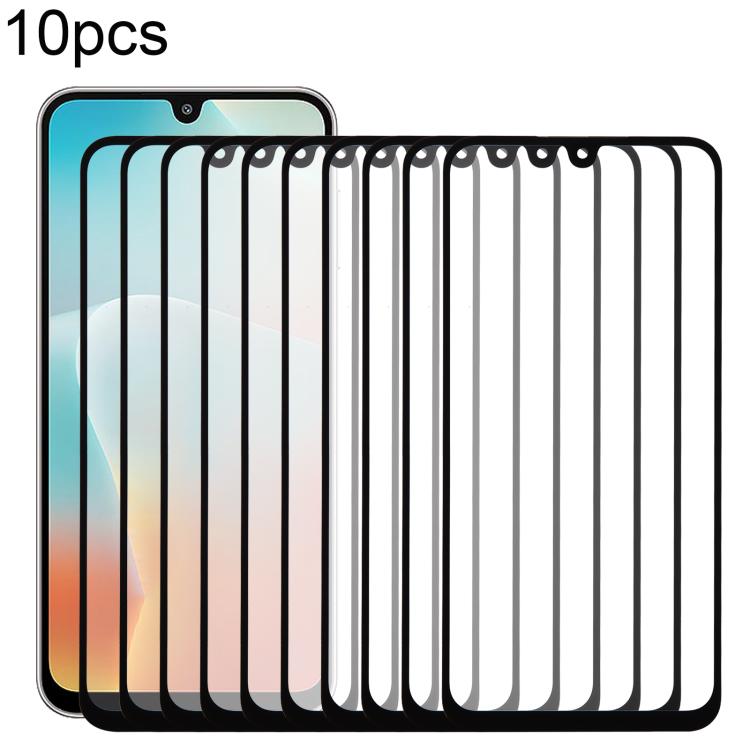 10pcs Front Screen Outer Glass Lens with OCA Optically Clear Adhesive, For Samsung Galaxy M36 SM-M366B, For Samsung Galaxy F56 SM-E566B, For Samsung Galaxy M56 SM-M566B, For Samsung Galaxy F16 SM-E166P, For Samsung Galaxy M16 SM-M166P������������������...