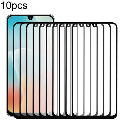 10pcs Front Screen Outer Glass Lens with OCA Optically Clear Adhesive, For Samsung Galaxy M36 SM-M366B, For Samsung Galaxy F56 SM-E566B, For Samsung Galaxy M56 SM-M566B, For Samsung Galaxy F16 SM-E166P, For Samsung Galaxy M16 SM-M166P������������������...