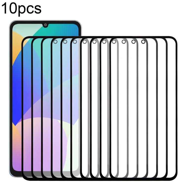 10pcs Front Screen Outer Glass Lens with OCA Optically Clear Adhesive, For Samsung Galaxy M36 SM-M366B, For Samsung Galaxy F56 SM-E566B, For Samsung Galaxy M56 SM-M566B, For Samsung Galaxy F16 SM-E166P, For Samsung Galaxy M16 SM-M166P������������������...