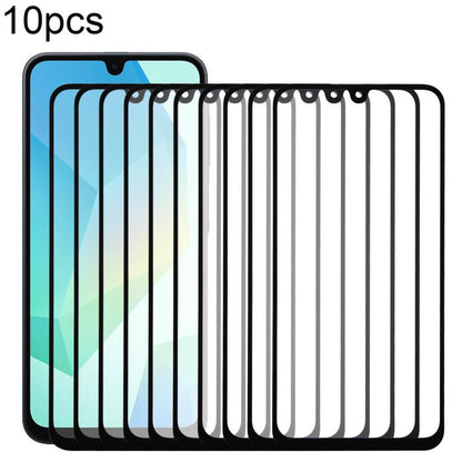 10pcs Front Screen Outer Glass Lens with OCA Optically Clear Adhesive, For Samsung Galaxy M36 SM-M366B, For Samsung Galaxy F56 SM-E566B, For Samsung Galaxy M56 SM-M566B, For Samsung Galaxy F16 SM-E166P, For Samsung Galaxy M16 SM-M166P������������������...