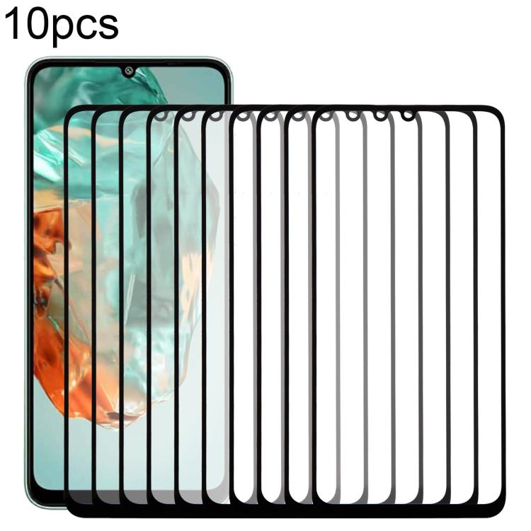 10pcs Front Screen Outer Glass Lens with OCA Optically Clear Adhesive, For Samsung Galaxy M36 SM-M366B, For Samsung Galaxy F56 SM-E566B, For Samsung Galaxy M56 SM-M566B, For Samsung Galaxy F16 SM-E166P, For Samsung Galaxy M16 SM-M166P������������������...