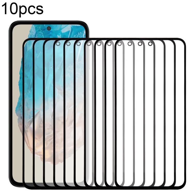 10pcs Front Screen Outer Glass Lens with OCA Optically Clear Adhesive, For Samsung Galaxy M36 SM-M366B, For Samsung Galaxy F56 SM-E566B, For Samsung Galaxy M56 SM-M566B, For Samsung Galaxy F16 SM-E166P, For Samsung Galaxy M16 SM-M166P������������������...