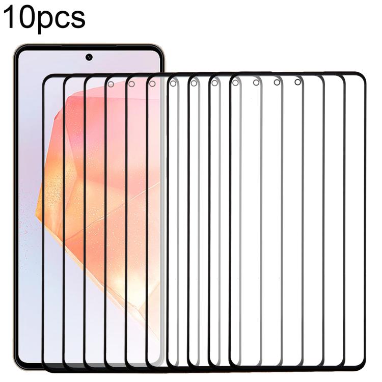 10pcs Front Screen Outer Glass Lens with OCA Optically Clear Adhesive, For Samsung Galaxy M36 SM-M366B, For Samsung Galaxy F56 SM-E566B, For Samsung Galaxy M56 SM-M566B, For Samsung Galaxy F16 SM-E166P, For Samsung Galaxy M16 SM-M166P������������������...