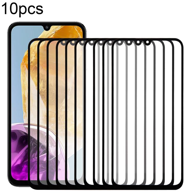 10pcs Front Screen Outer Glass Lens with OCA Optically Clear Adhesive, For Samsung Galaxy M36 SM-M366B, For Samsung Galaxy F56 SM-E566B, For Samsung Galaxy M56 SM-M566B, For Samsung Galaxy F16 SM-E166P, For Samsung Galaxy M16 SM-M166P������������������...