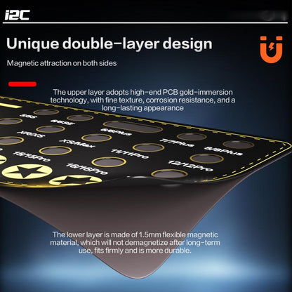i2C SCO Full Adsorption Magnetic Screw Plate, i2C SCO(Black), i2C SCO(Red)