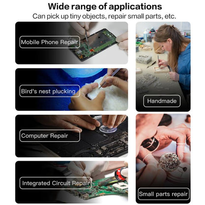 i2C NS Series Super Alloy High Precision Stainless Steel Super Hard Extra Tip Flying Wire Tweezers, NS-04 Bend Tip, NS-01 2.5 Standard, NS-03 Extra Hard Tip, NS-02 Extra Hard Type, NS-04/02/03 Set