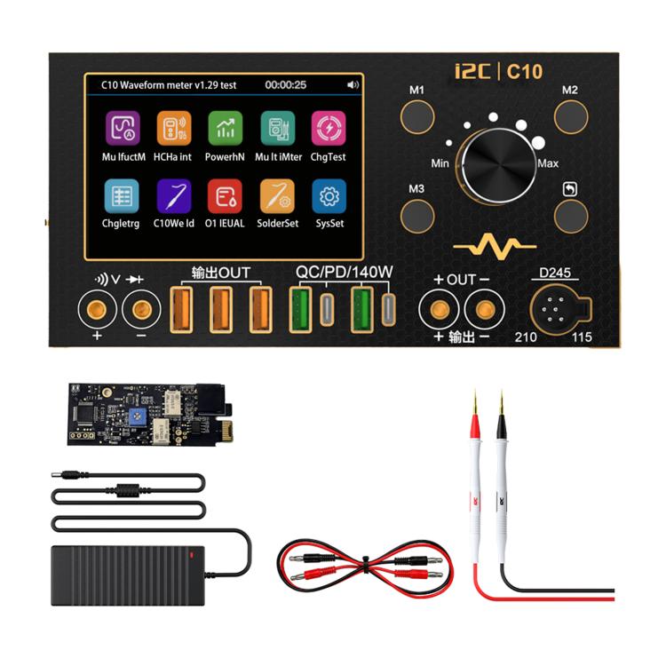 i2C C10 Ultra-high Precision Digital Waveform Ammeter with Charge Detection / Voltage Measurement, Set 1, Set 2
