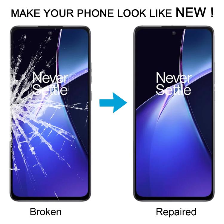 Front Screen Outer Glass Lens with OCA Optically Clear Adhesive, For OnePlus Nord CE4 Lite, For OnePlus 12R, For OnePlus Nord CE 3 Lite 5G