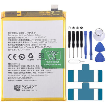 Battery Replacement, For OPPO A5 Pro 5G / F29 Pro BLPB63 6000mAh, For OPPO Reno13 Pro BLPB43 5800mAh, For OPPO Reno13 BLPB49 5600mAh, For OPPO K12X PJT110 BLPA69 5500mAh, For OPPO Reno12 Pro BLPA63 5000mAh, For OPPO Reno12 CPH2625 BLPA61 5000mAh�������...