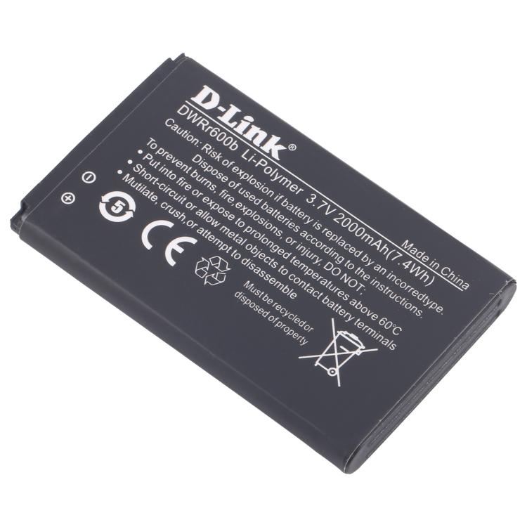 Battery Replacement, For D-Link BM600 DWRr600b DWRr600b 2000mAh