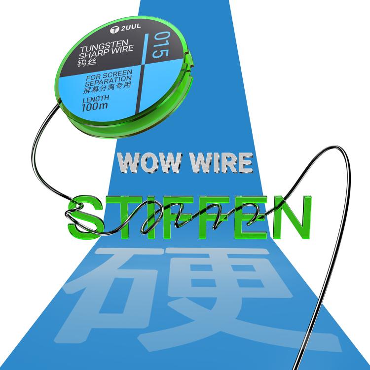 2UUL WS-015 0.015mm 100m Tungsten Sharp Diamond Wire, 2UUL WS-015