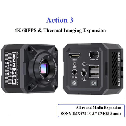 Mechanic Action3 HDMI / USB Thermal Imaging 4K HD Microscope Camera, EU Plug, US Plug