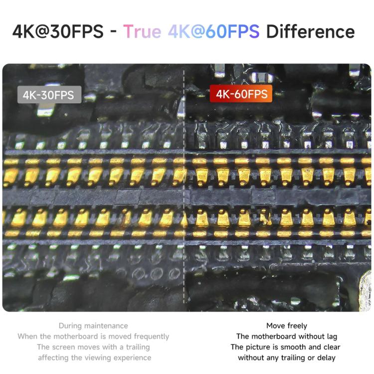 Mechanic Action3 HDMI / USB Thermal Imaging 4K HD Microscope Camera, EU Plug, US Plug