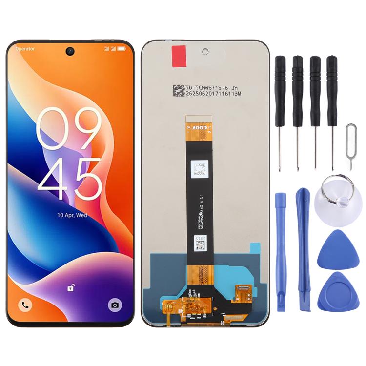 LCD Screen with Digitizer Full Assembly, For TCL K33 5G T513V, For TCL K32 5G T513W, For TCL 60 SE T517H, For TCL 60 5G T521H, For TCL 605 T517D, For TCL 60R T519H