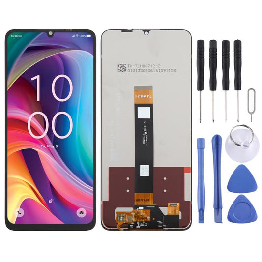 LCD Screen with Digitizer Full Assembly, For TCL K33 5G T513V, For TCL K32 5G T513W, For TCL 60 SE T517H, For TCL 60 5G T521H, For TCL 605 T517D, For TCL 60R T519H