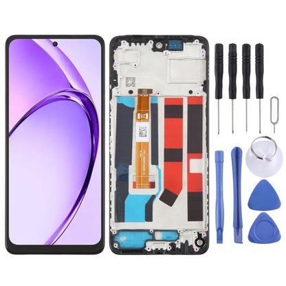 OEM LCD Screen Digitizer Full Assembly with Frame, For OPPO A3x 4G CPH2641, For OPPO A80 5G CPH2639, For OPPO A3 5G CPH2683, For OPPO A3x 5G CPH2681, For OPPO A60 4G CPH2631, For OPPO A3 Pro 5G CPH2639 CPH2665, For OPPO A2x 5G PJU110 PJS110