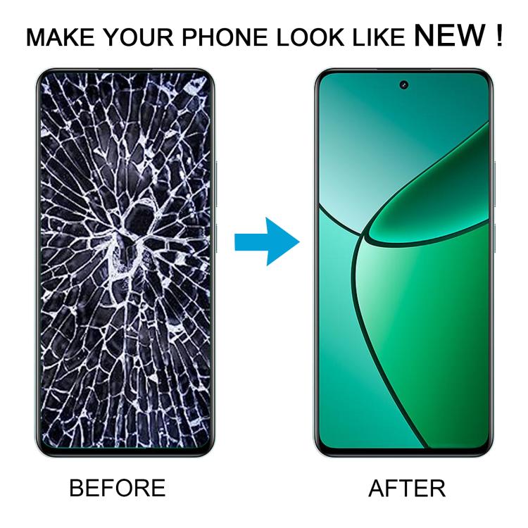 OLED LCD Screen Digitizer Full Assembly with Frame, For Realme 12+ 5G RMX3867, For Realme 11 4G RMX3636