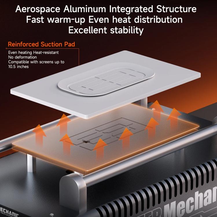 Mechanic MC988 10.5 inch Temp Control Screen Separator Machine with Vacuum Pump