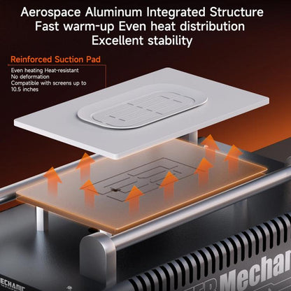 Mechanic MC988 10.5 inch Temp Control Screen Separator Machine with Vacuum Pump