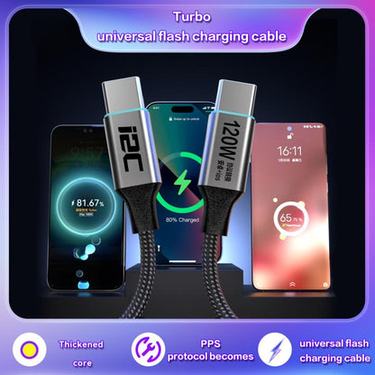 i2C Turbo PPS Protocol Conversion Cable Universal Flash Charging Cable