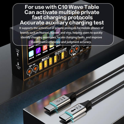 i2C Turbo PPS Protocol Conversion Cable Universal Flash Charging Cable, TU1 65W, TU2 120W
