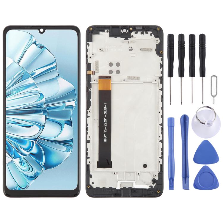LCD Screen Digitizer Full Assembly with Frame, For Cubot J20, For Cubot A1, For Cubot Pocket 3, For Cubot A30, For Cubot A20, For Cubot A10, For Cubot Note 30, For Cubot Hafury V1, For Cubot P80, For Cubot X70, For Cubot P60, For Cubot X50, For Cubot X19