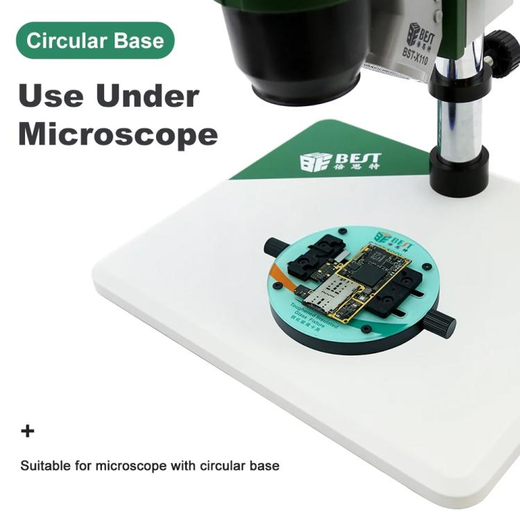 BEST BST-001X Ring-Shaped Toughened Heat Insulated Motherboard Repair Glass Fixture