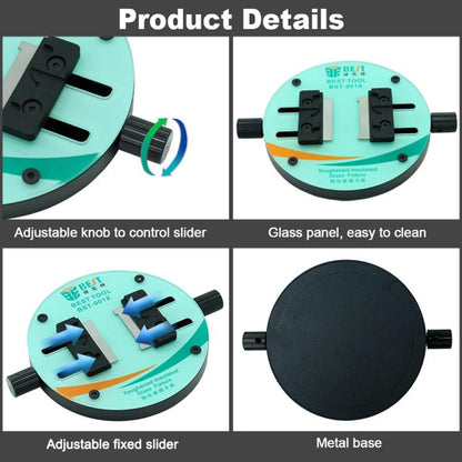 BEST BST-001X Ring-Shaped Toughened Heat Insulated Motherboard Repair Glass Fixture