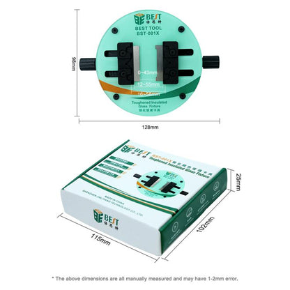BEST BST-001X Ring-Shaped Toughened Heat Insulated Motherboard Repair Glass Fixture