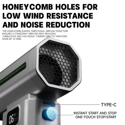 Luowei C2 Portable Rechargeable Ultra-High Hurricane Clean Dust Mini Jet Fan