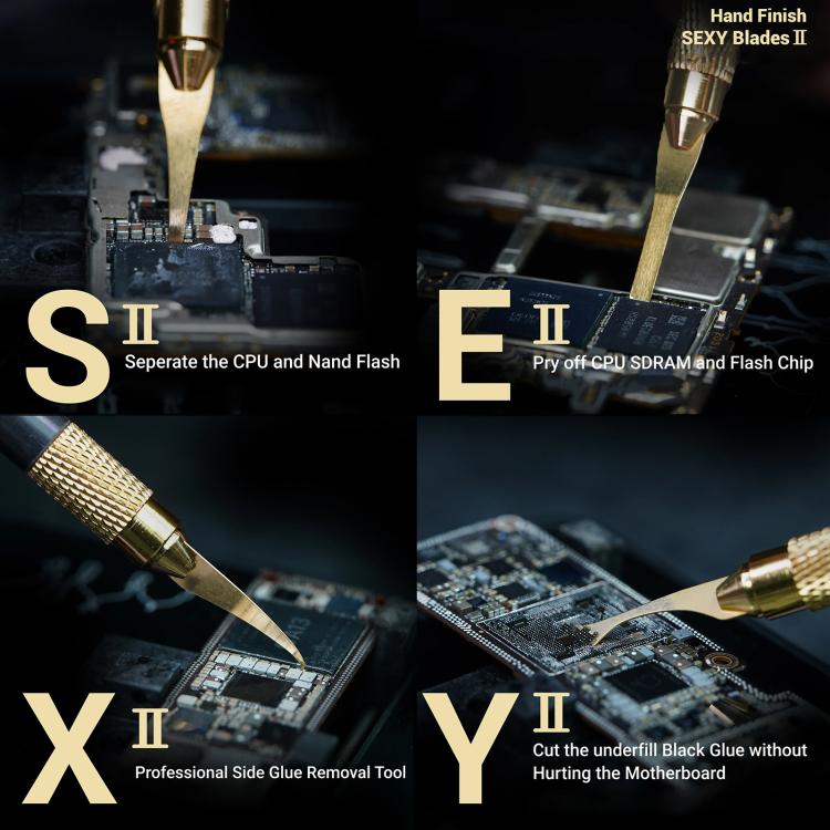 2UUL DA61 Hand Finish SEXY 2 Blades Set