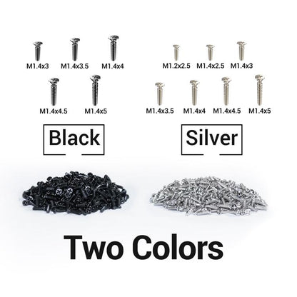 2UUL SC12 SpareScrew12 Phillips Screws Set for Most Android Phones Repair (1200pcs/Set )