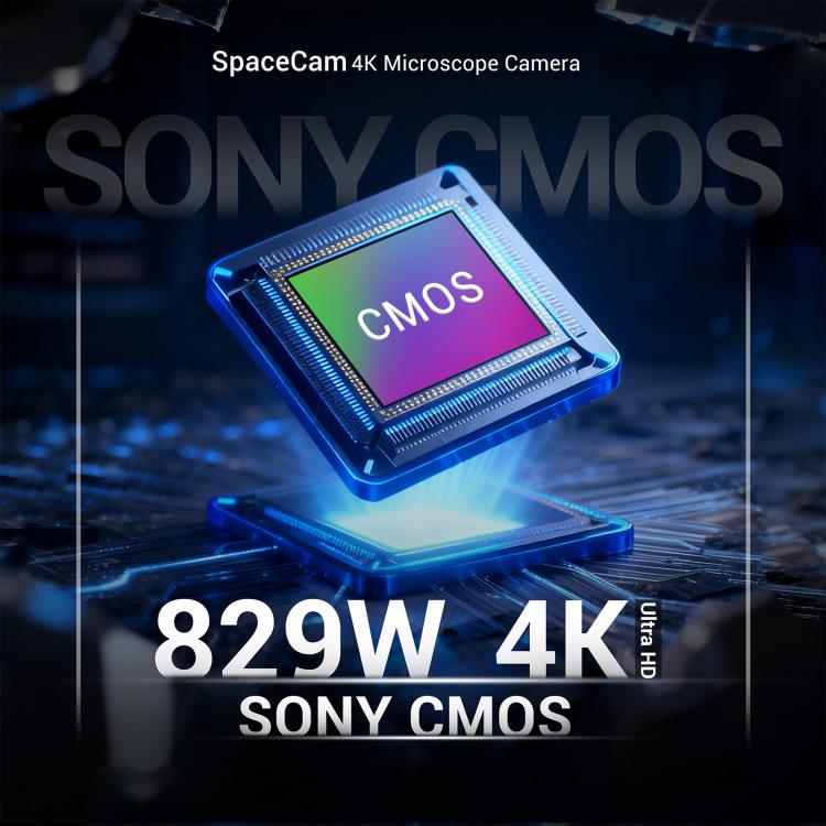 2UUL MS01 SpaceCam 829W-Pixel Industrial Electronic 4K Microscope Camera