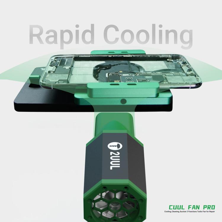 2UUL DA970 Cuul Fan Pro Cooling + Cleaning + Suction 3 in 1 Turbo Fan Set