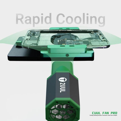 2UUL DA970 Cuul Fan Pro Cooling + Cleaning + Suction 3 in 1 Turbo Fan Set